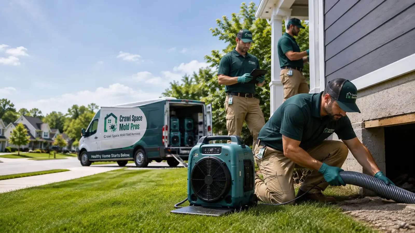 Crawl Space Mold Removal in Delton, MI
